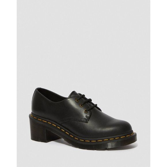 Dr. Martens Shoes - Dr. Martens Amory Mary Jane Wanama Leather Shoes in Black. Size 7